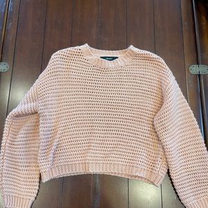 Forever 21, pink sweater, size: small